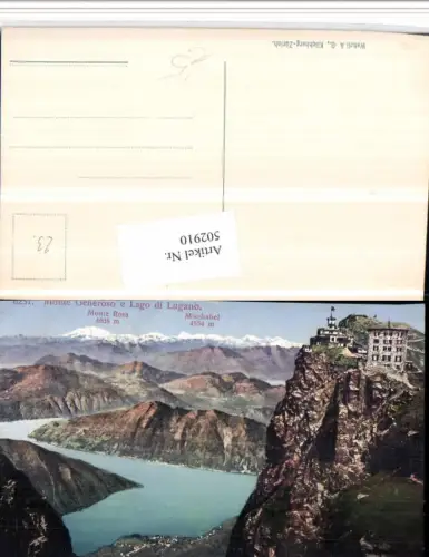 502910,Monte Generoso e Lago di Lugano Bergkulisse Kt Tessin