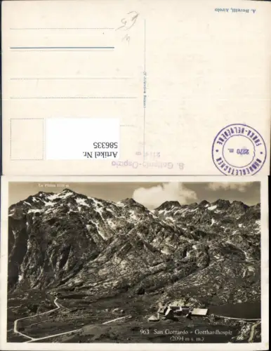 586335,Airolo San Gottardo Gotthardhospiz Switzerland
