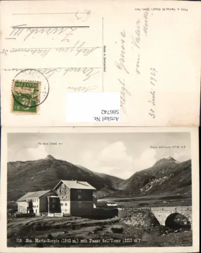 586742,Sta. Maria-Hospiz Passo dell'Uomo Quinto Switzerland