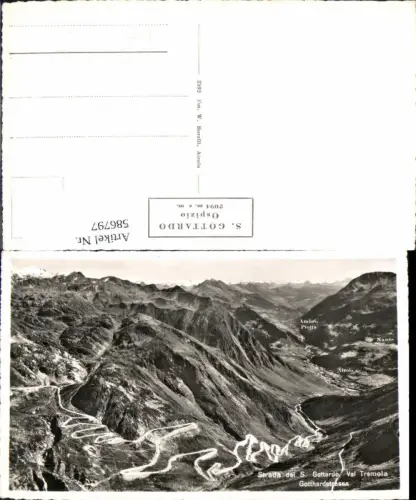 586797,Strada del S. Gottardo Val Tremola Gotthardstrasse Airolo Switzerland