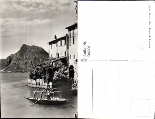 586908,Foto Ak Gandria Lago di Lugano Switzerland