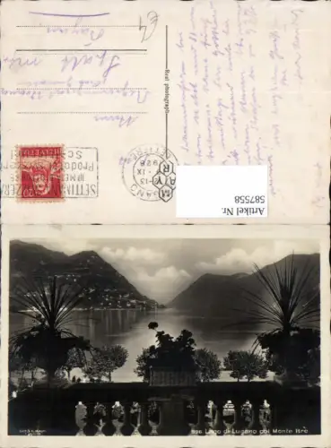 587558,Lago di Lugano col Monte Bre Switzerland
