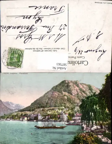 587563,Lugano Paradiso Schiff Boot Lago di Lugano Switzerland