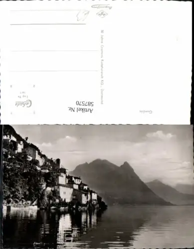 587570,Foto Ak Gandria Lago di Lugano Switzerland