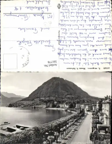591778,Foto Ak Lugano Monte S. Salvatore Switzerland