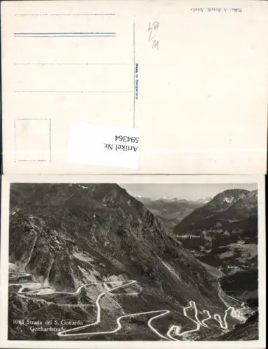 594364,Gotthardpass Valle Tremola Airolo Strado del S. Gottardo
