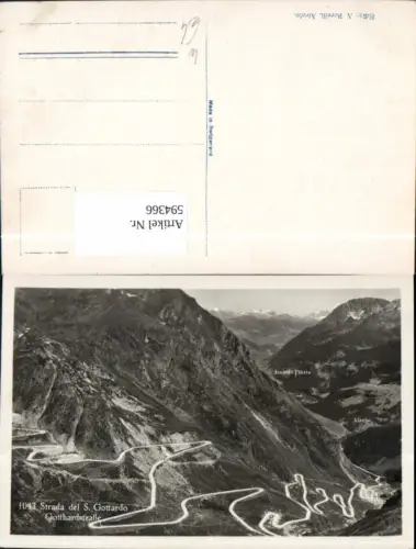 594366,Gotthardpass Valle Tremola Airolo Strado del S. Gottardo