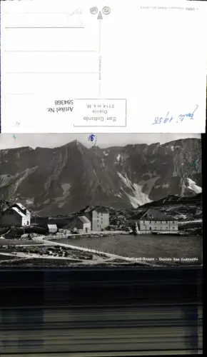 594368,Foto Ak Gotthard Hospiz San Gottardo Gotthardpass Valle Tremola Airolo