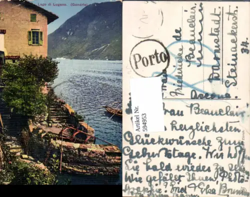 594953,Lago di Lugano Gandria Kt. Tessin