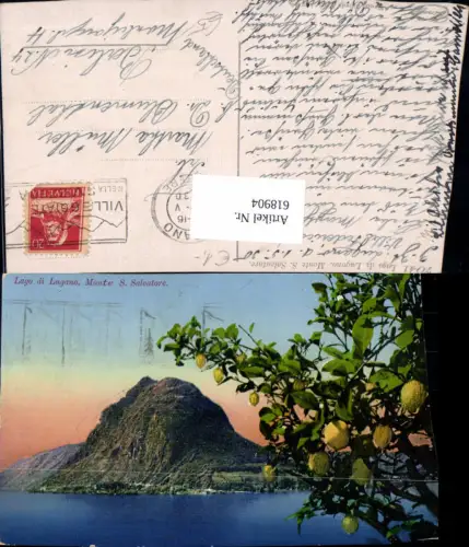 618904,Lugano Lago di Lugano Monte S. Salvatore Zitronenbaum Zitronen Obst Früche