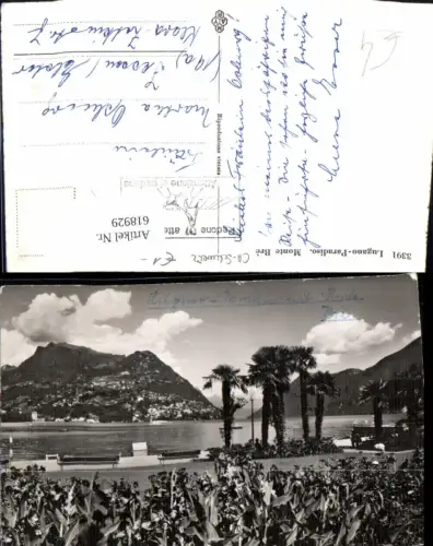 618929,Foto Ak Lugano Lugano Paradiso Monte Bre