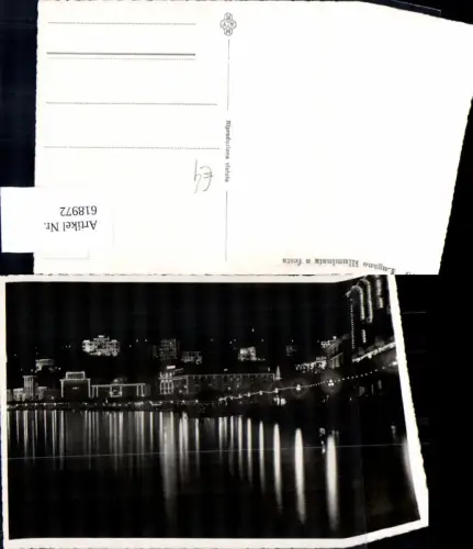 618972,Foto Ak Lugano illuminata a festa Festbeleuchtung