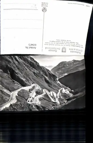 619473,Foto Ak Gotthardpass-Strasse Val Tremola Airolo