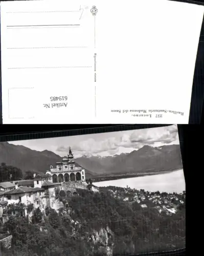619485,Foto Ak Locarno Basilica Santuario Madonna del Sasso Basilika