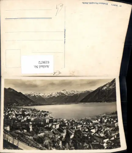 619672,Foto Ak Locarno Ansicht