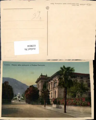 619834,Locarno Palazzo della conferenza e Fontana Pedrazzini pub Max Künzli 8520
