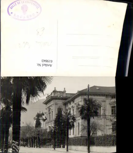 619843,seltene Foto Ak Locarno Palazzo della Conferenza
