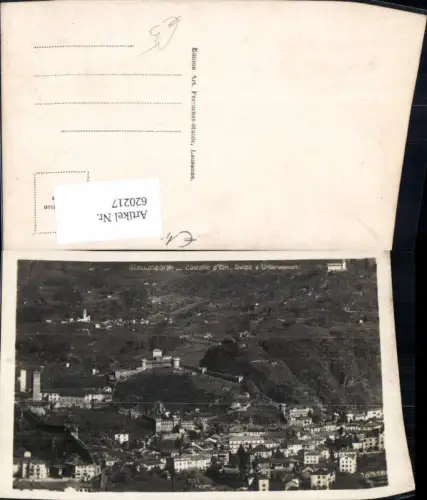 620217,Foto Ak Bellinzona Castello d Uri Svitto et Unterwaiden