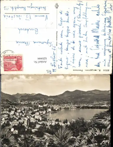 620444,Foto Ak Lugano Panorama