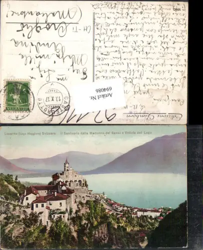 694086 Lugano Locarno Lago Maggiore Madonna del Sasso