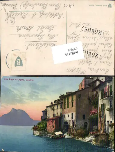 694092 Lugano Locarno Lago Maggiore Gandria
