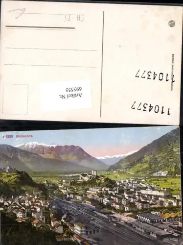 695555 Bellinzona Bahnhof Tessin pub Photoglob 4228