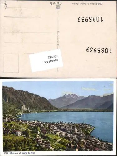 695982 Dents du Midi Montreux Veytaux Territet Tessin
