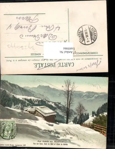 695984 Caux b. Montreux Territet Tessin Aux sur Avants Savoie