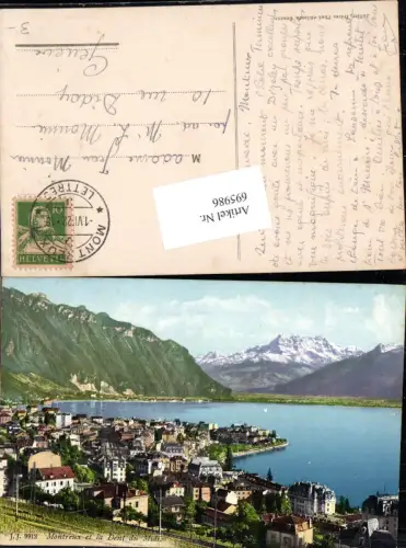 695986 Dents du Midi Montreux Veytaux Territet Tessin