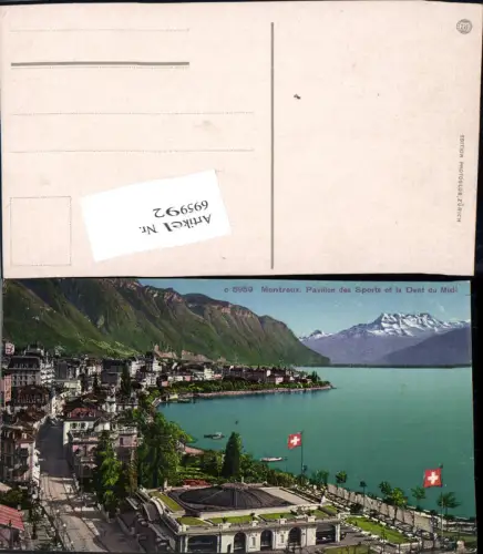 695992 Dents du Midi Montreux Veytaux Territet Tessin