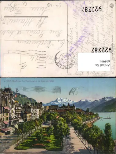695994 Dents du Midi Montreux Veytaux Territet Tessin