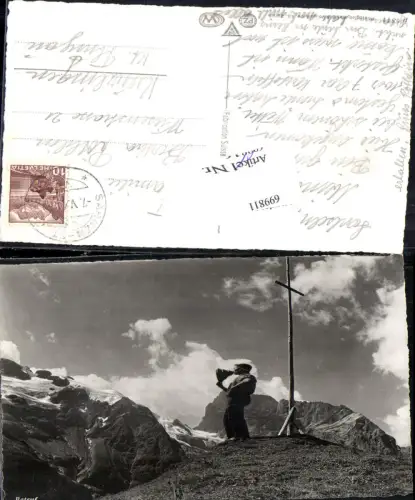 699811 Betruf Kreuz Schweizer Alpen gel Sarnen n. Kreuzlingen Thurgau