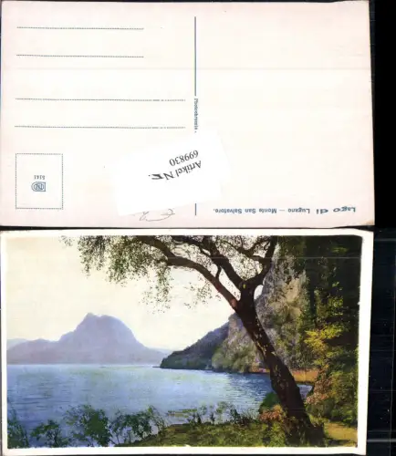 699830 Lago di Lugano Monte San Salvatore