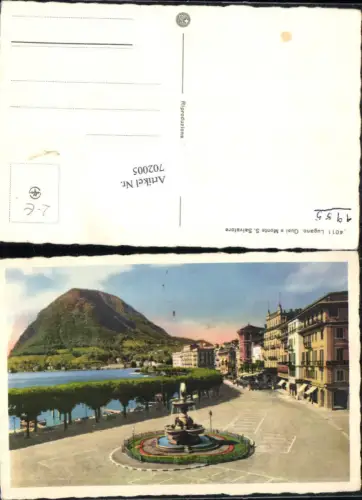 702005 Lugano Quai Monte San Salvatore Kt Tessin