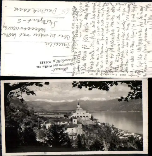 705888 Foto AK Locarno Basilica Santuario Madonna del Sasso