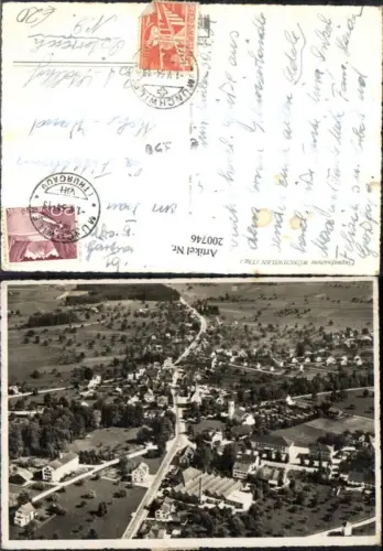 200746,Münichwilen Flugaufnahme Kt Thurgau