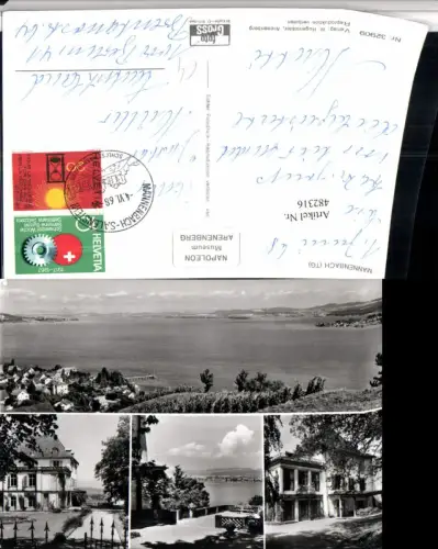 482316,Mannenbach Teilansicht See Mehrbildkarte Kt Thurgau