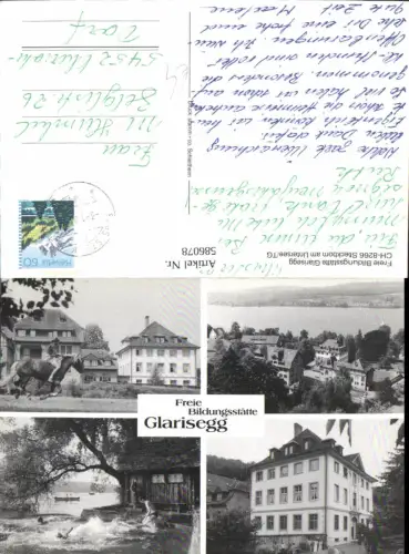 586078,Mehrbild Ak Glarisegg Freie Bildungsstätte Steckborn Switzerland
