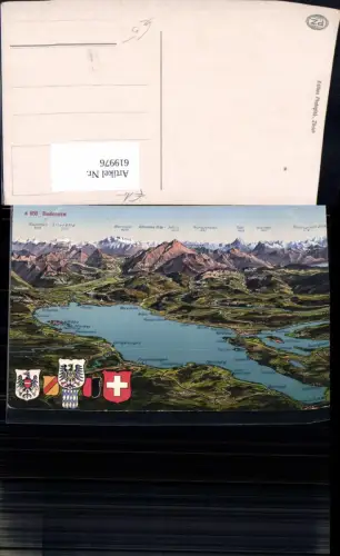 619976,Bodensee Gesamtansicht Arbon Schweiz Deutschland Österreich Wappen