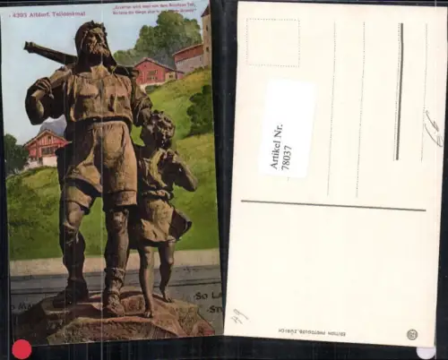 78037,Altdorf Tell Denkmal Kt Uri