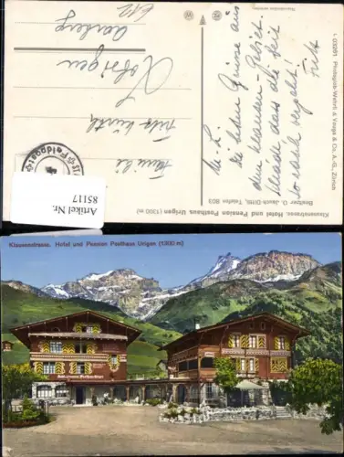 85117, Klausenstrasse Hotel und Pension Posthaus Urigen