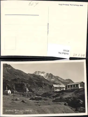 85161, Gasthaus Tschuggen Flüelatal 1929