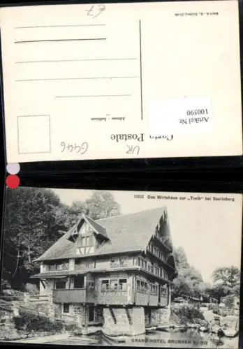 100590,Das Wirtshaus zur Treib bei Seelisberg Kt Uri