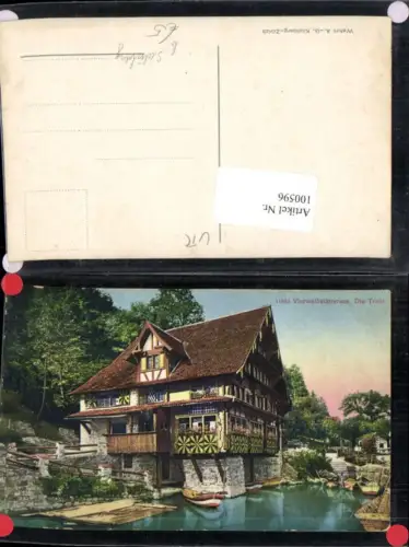 100596,Das Wirtshaus zur Treib bei Seelisberg Vierwaldstättersee Kt Uri