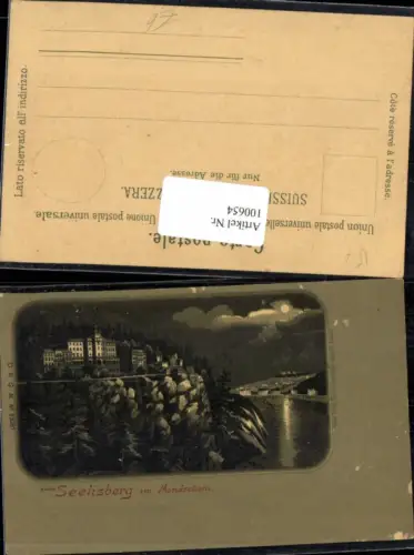 100654,Seelisberg im Mondschein Kt Uri