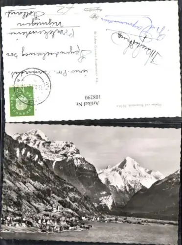 108290,Flüelen u. Bristenstock 1959 Totale Kanton Uri