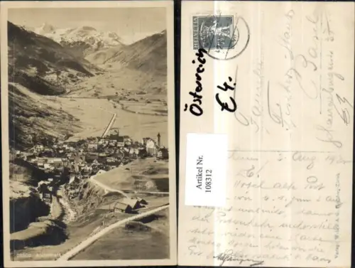108312,Andermatt Totale 1920 Kanton Uri