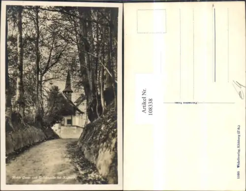 108338,Hohle Gasse u. Tellskapelle bei Küssnacht Wegansicht Kanton Uri