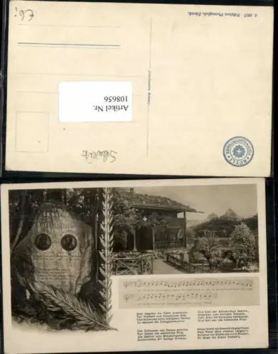 108656,Rütli Lied Gedenkstein Liedkarte Vierwaldstättersee Kt Uri