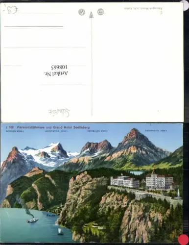 108665,Vierwaldstättersee Grand Hotel Seelisberg Kt Uri
